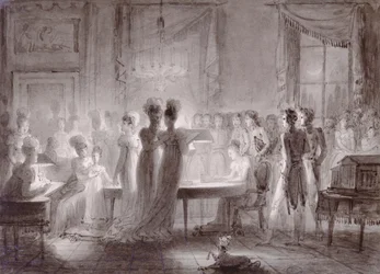 La Sala Meridiana au Palais Pitti, 1813